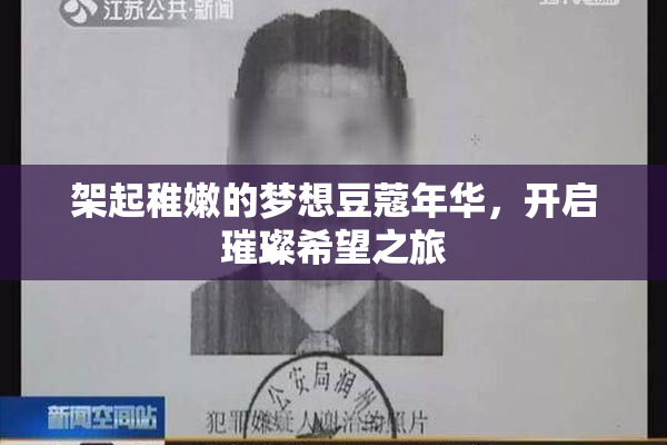 架起稚嫩的梦想豆蔻年华，开启璀璨希望之旅