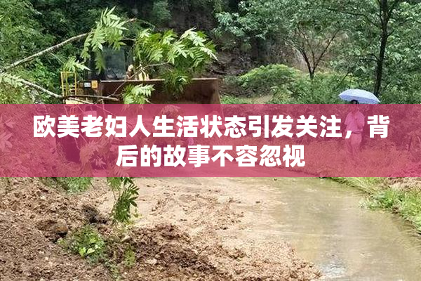 欧美老妇人生活状态引发关注，背后的故事不容忽视