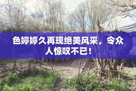 色婷婷久再现绝美风采，令众人惊叹不已！