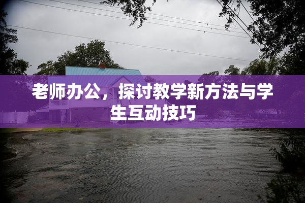 老师办公，探讨教学新方法与学生互动技巧