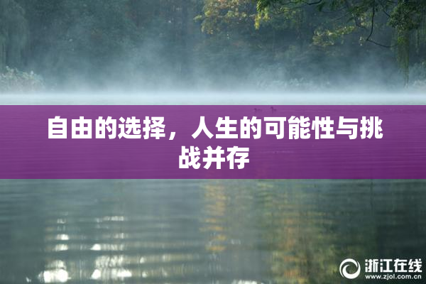 自由的选择，人生的可能性与挑战并存