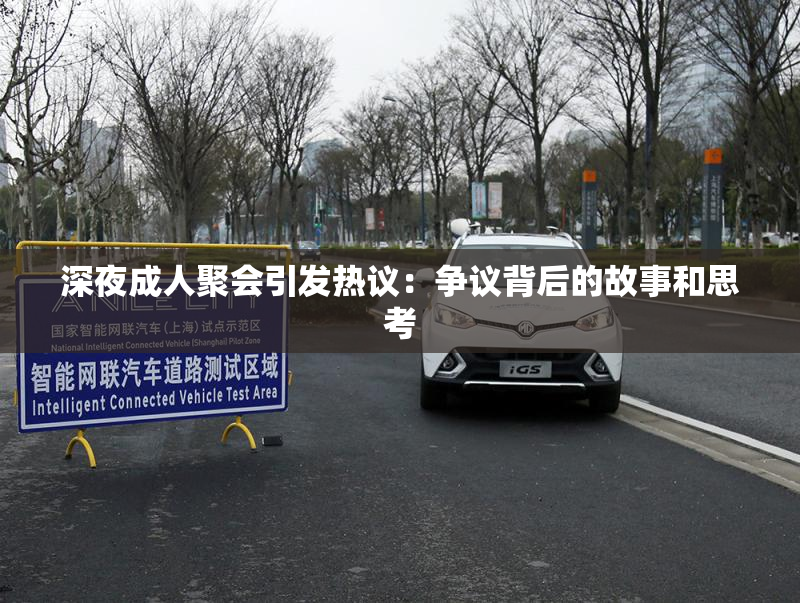 深夜成人聚会引发热议：争议背后的故事和思考