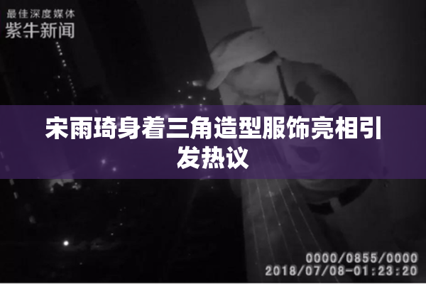宋雨琦身着三角造型服饰亮相引发热议
