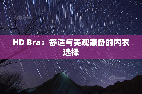 HD Bra：舒适与美观兼备的内衣选择