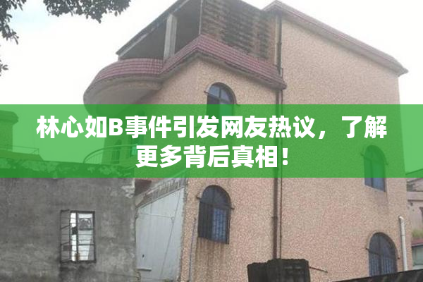 林心如B事件引发网友热议，了解更多背后真相！