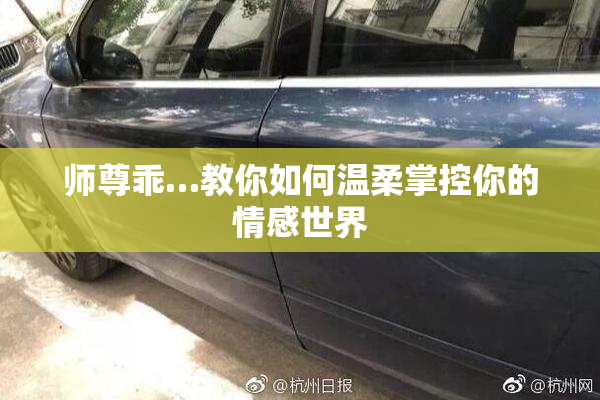 师尊乖…教你如何温柔掌控你的情感世界