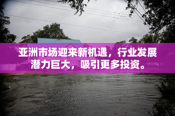 亚洲市场迎来新机遇，行业发展潜力巨大，吸引更多投资。
