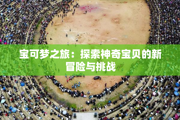 宝可梦之旅：探索神奇宝贝的新冒险与挑战