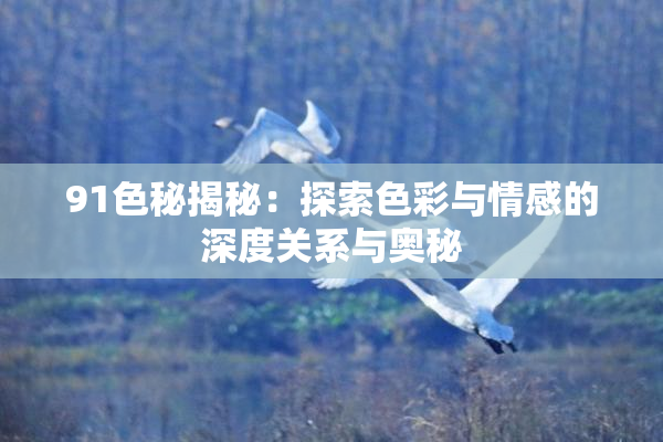 91色秘揭秘：探索色彩与情感的深度关系与奥秘