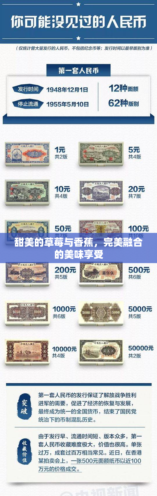 甜美的草莓与香蕉，完美融合的美味享受