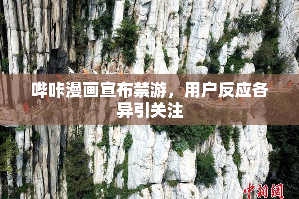 哔咔漫画宣布禁游，用户反应各异引关注