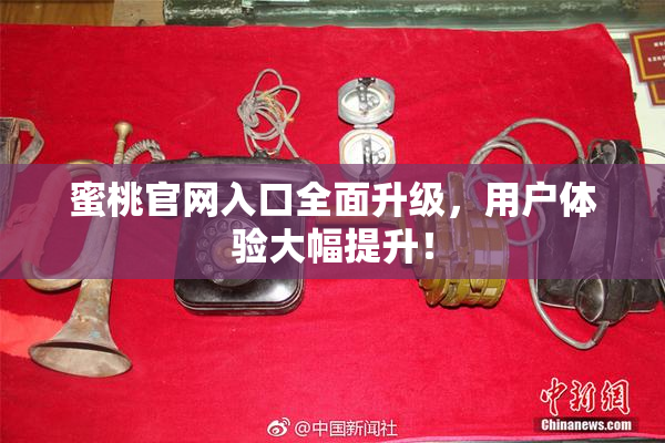 蜜桃官网入口全面升级，用户体验大幅提升！