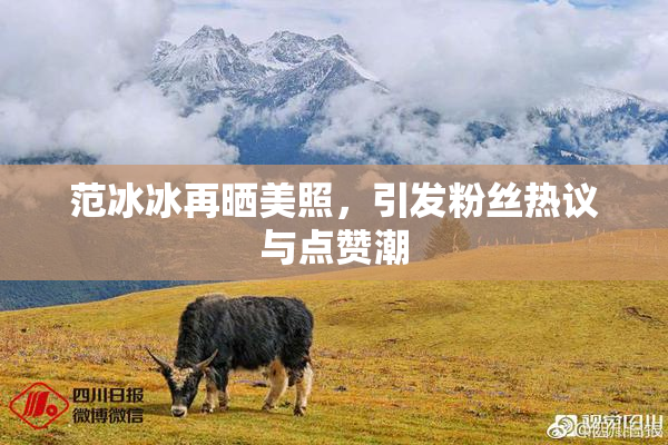 范冰冰再晒美照，引发粉丝热议与点赞潮