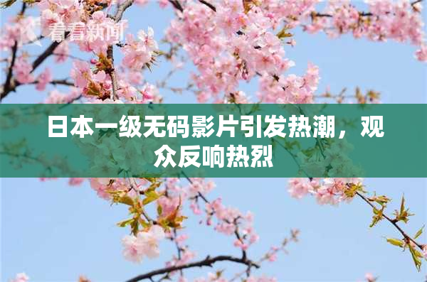 日本一级无码影片引发热潮，观众反响热烈