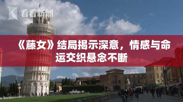 《藤女》结局揭示深意，情感与命运交织悬念不断