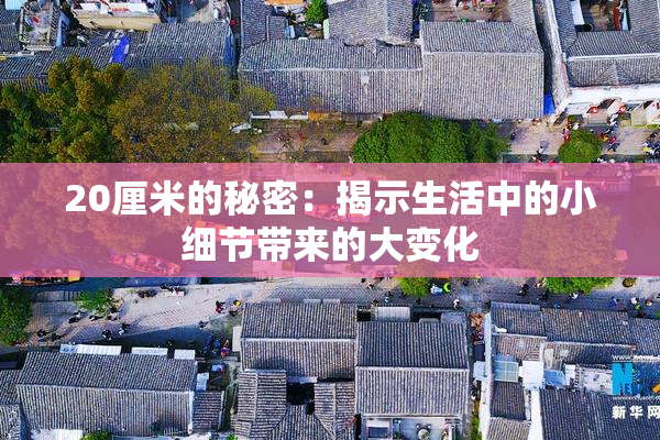 20厘米的秘密：揭示生活中的小细节带来的大变化
