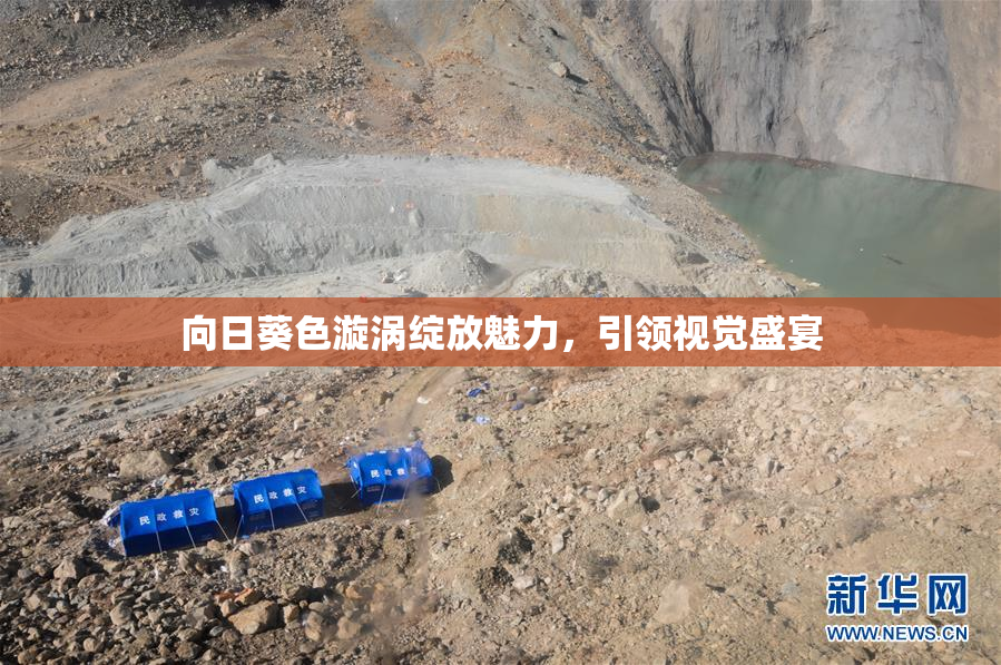 向日葵色漩涡绽放魅力，引领视觉盛宴