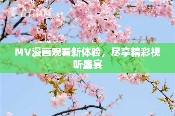 MV漫画观看新体验，尽享精彩视听盛宴