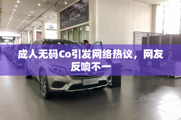 成人无码Co引发网络热议，网友反响不一