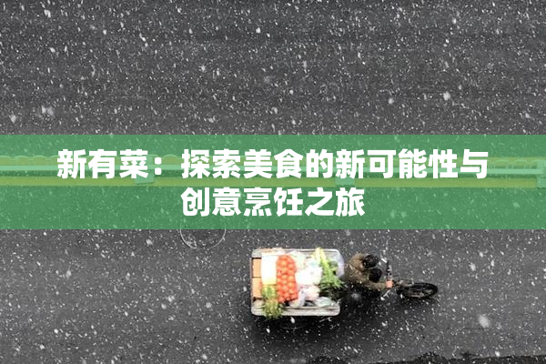 新有菜：探索美食的新可能性与创意烹饪之旅