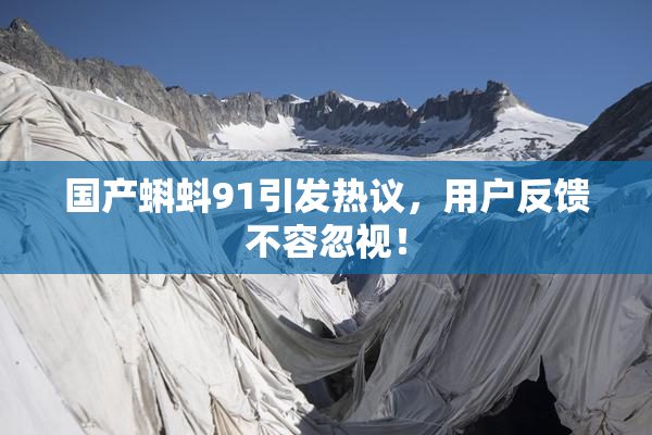 国产蝌蚪91引发热议，用户反馈不容忽视！