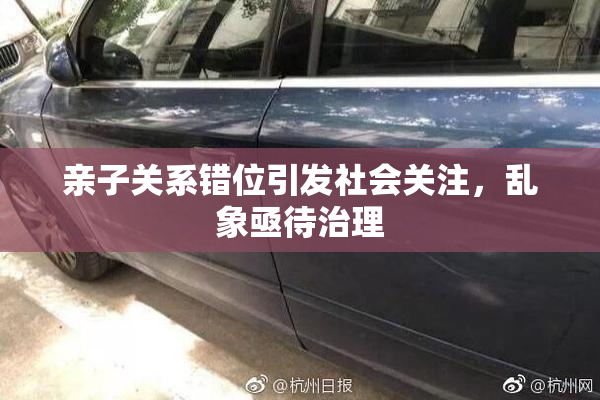亲子关系错位引发社会关注，乱象亟待治理