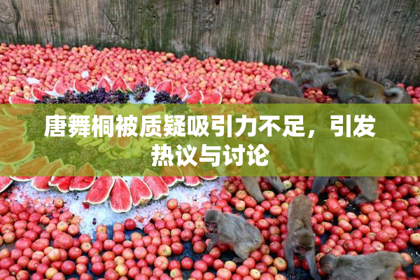 唐舞桐被质疑吸引力不足，引发热议与讨论