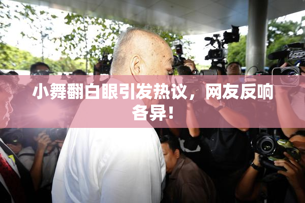 小舞翻白眼引发热议，网友反响各异！