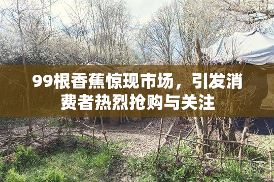 99根香蕉惊现市场，引发消费者热烈抢购与关注