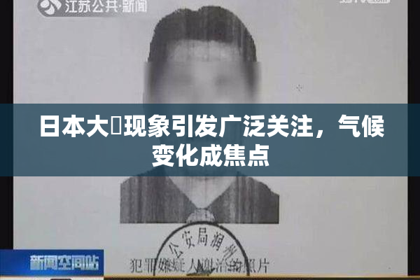 日本大隂现象引发广泛关注，气候变化成焦点