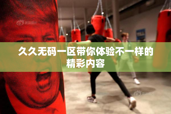 久久无码一区带你体验不一样的精彩内容