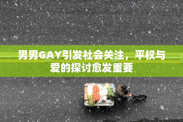 男男GAY引发社会关注，平权与爱的探讨愈发重要