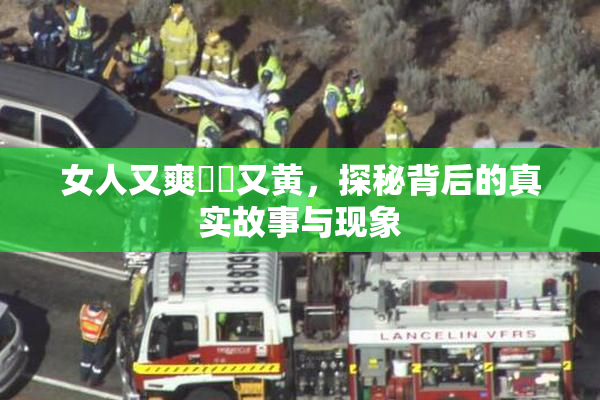 女人又爽❌‌又黄，探秘背后的真实故事与现象