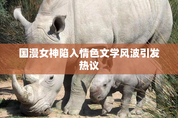 国漫女神陷入情色文学风波引发热议