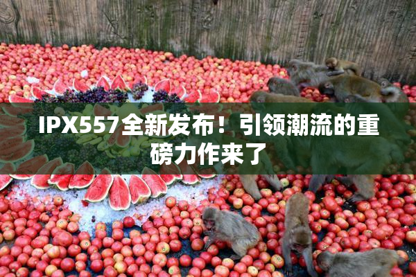 IPX557全新发布！引领潮流的重磅力作来了