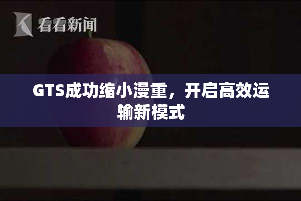 GTS成功缩小漫重，开启高效运输新模式
