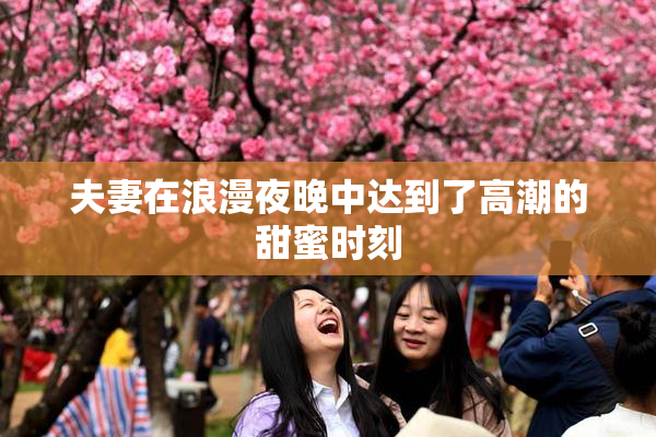 夫妻在浪漫夜晚中达到了高潮的甜蜜时刻