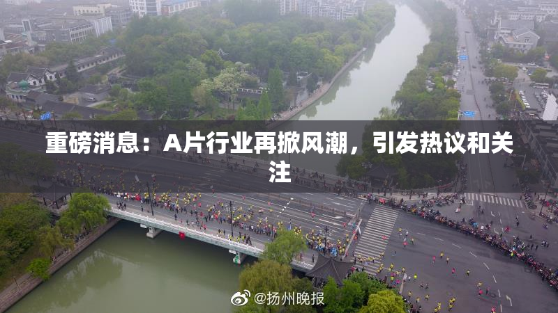 重磅消息：A片行业再掀风潮，引发热议和关注