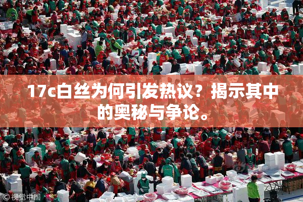 17c白丝为何引发热议？揭示其中的奥秘与争论。