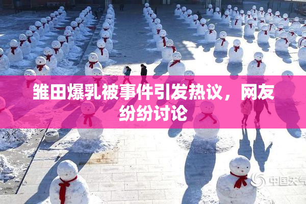 雏田爆乳被事件引发热议，网友纷纷讨论