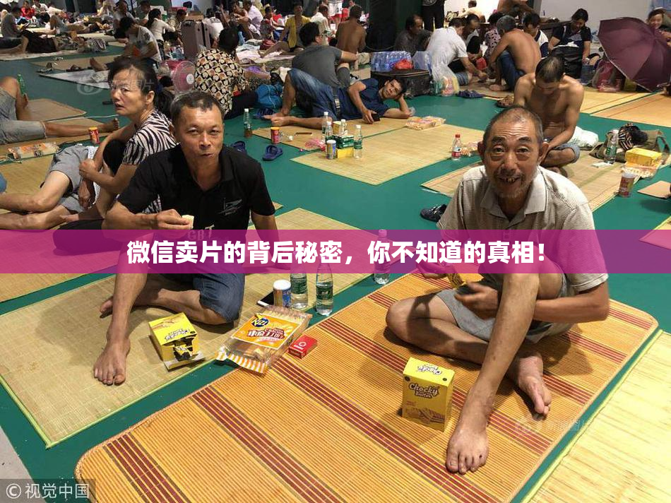 微信卖片的背后秘密，你不知道的真相！