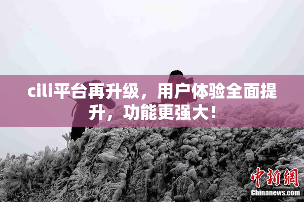 cili平台再升级，用户体验全面提升，功能更强大！