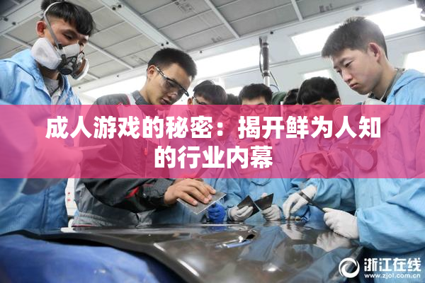 成人游戏的秘密：揭开鲜为人知的行业内幕