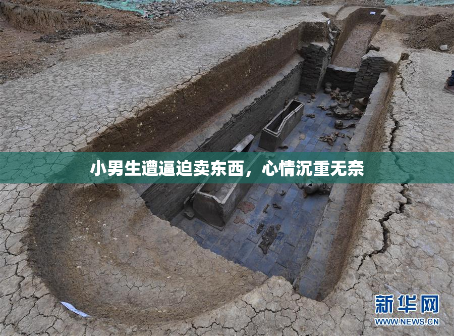 小男生遭逼迫卖东西，心情沉重无奈