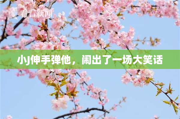 小J伸手弹他，闹出了一场大笑话