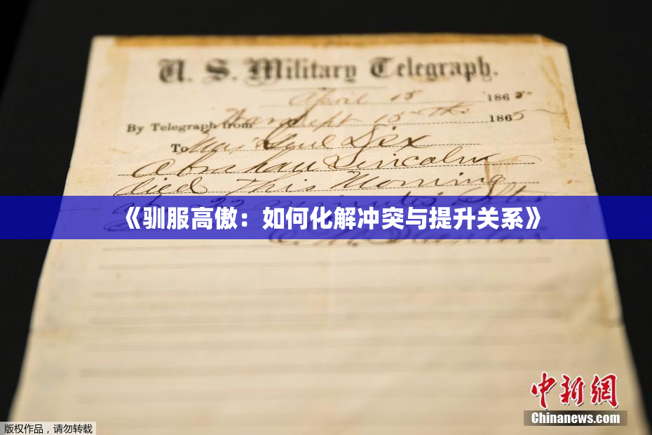 《驯服高傲：如何化解冲突与提升关系》