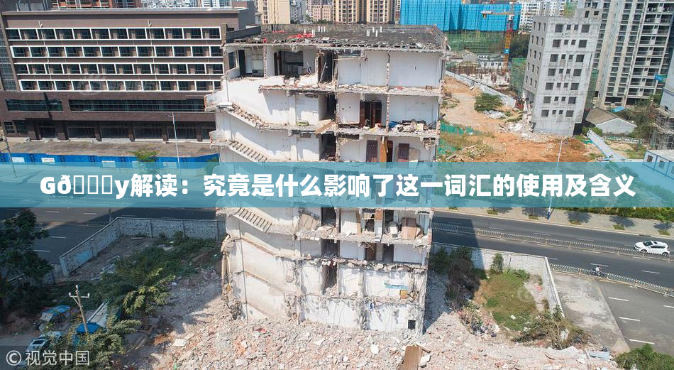 G🈚y解读：究竟是什么影响了这一词汇的使用及含义