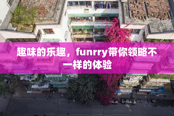 趣味的乐趣，funrry带你领略不一样的体验