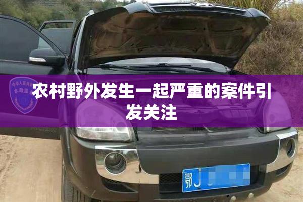 农村野外发生一起严重的案件引发关注