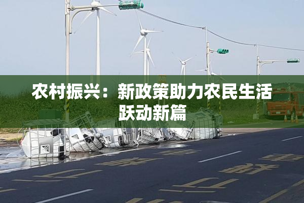 农村振兴：新政策助力农民生活跃动新篇